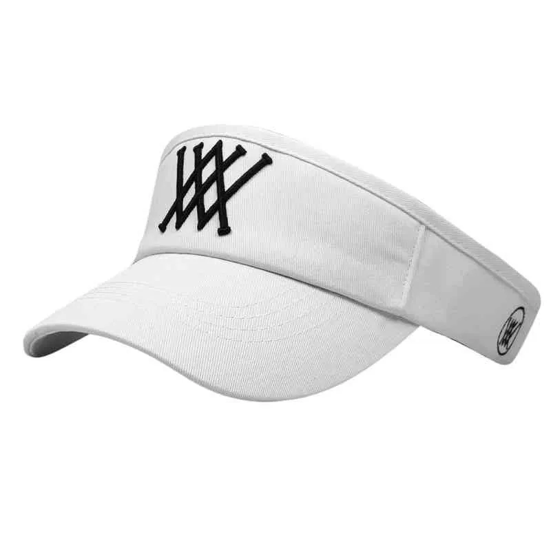 Унисекс пустой верхняя летняя шляпа 2 цвета тенистовые козырьки гольф PG открытый спортивный колпачок