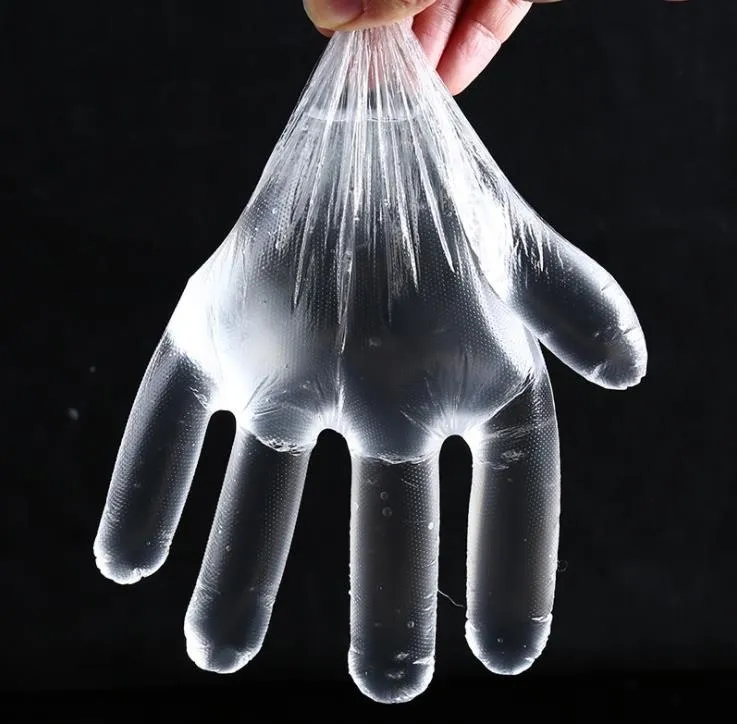 일회용 장갑 독립적 인 포장 식품 플라스틱 장갑 친환경 청소 장갑 주방 액세서리