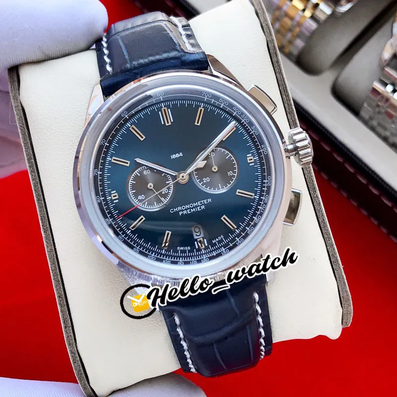 Neue Premier B01 Stahlgehäuse AB0118221B1P1 A2813 Automatik-Herrenuhr, graues Zifferblatt, kein Chronograph, graue Lederarmbanduhren Hallo Watc242w