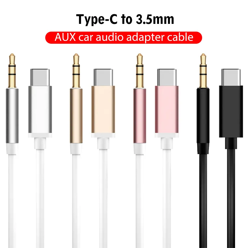 Aux-кабель с разъемом 35 мм, аудиоудлинительные кабели, USB-адаптеры TypeC до 35 для автомобильного динамика, разъем для наушников2330530