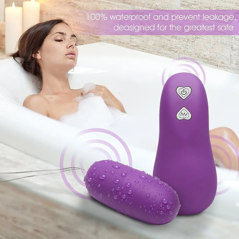 Massage sans fil télécommande vibrateur puissant 68 fréquences différentes lumineux vibrant oeuf balle vibrateur adulte Sex Toys pour femmes