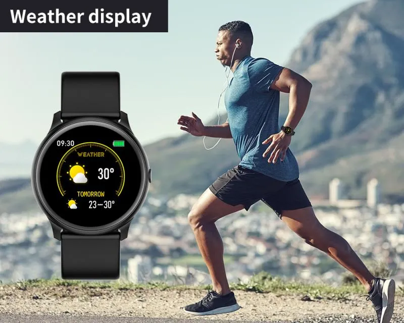 KW19 Smart Watch Pressão arterial impermeável Monitor de Fitness Tracker Sport Intelligent Wristbands para Andriod iOS com caixa de varejo