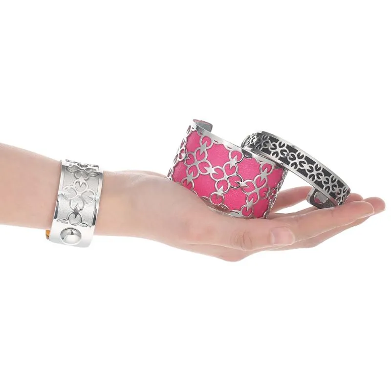 Bracelets Legenstar pour femmes bracelets de Manchette creux en acier inoxydable bracelets Bijoux Manchette Femme Bracelet Argent Pulseiras261Z