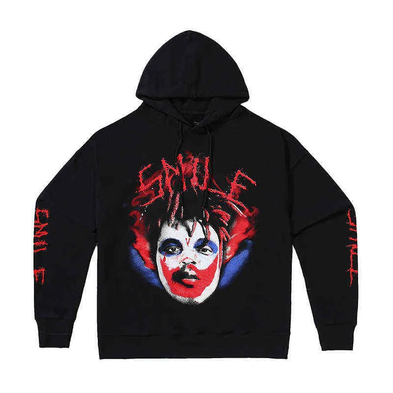 Big Clown V Fashion Brand et Her Hip Hop Hoodie Loose Hooded Sweater