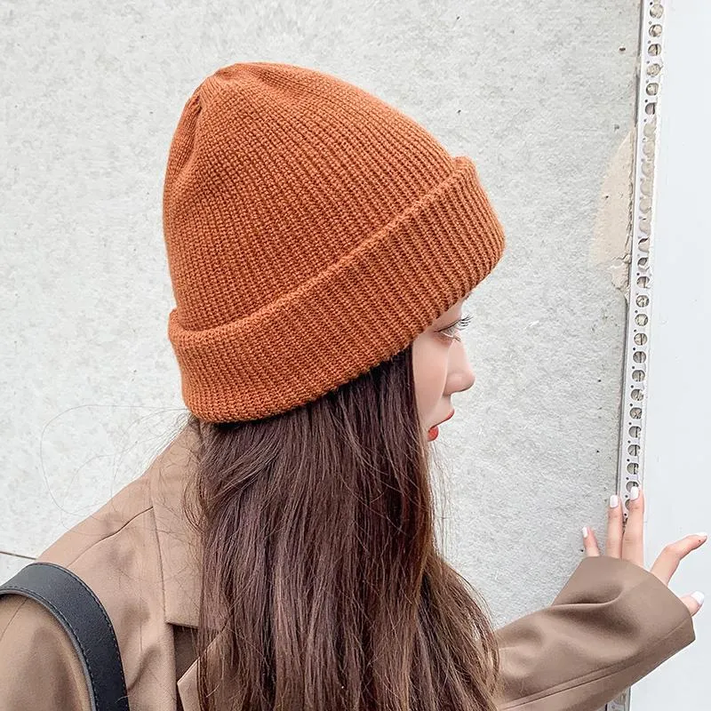 女性向けの高品質の冬の帽子カシミアビーニーラディスニットウールスカリーキャップアンゴラポンポムゴロスGJ3297273D