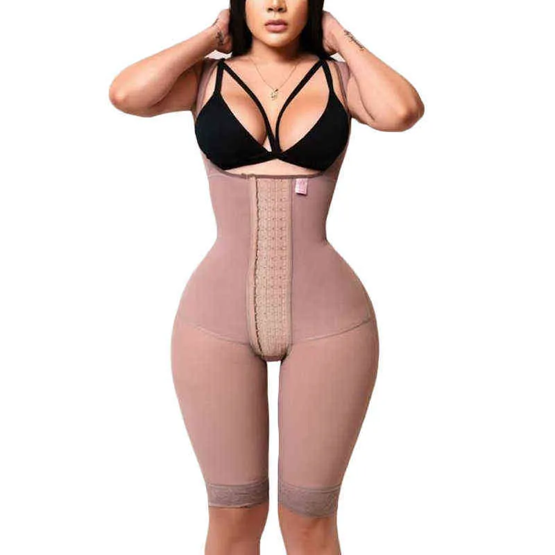 オープンバストスキムおなかのコントロールfajas colombianas y modeladoras bbl op op supplies full body shapewear 2112295904938