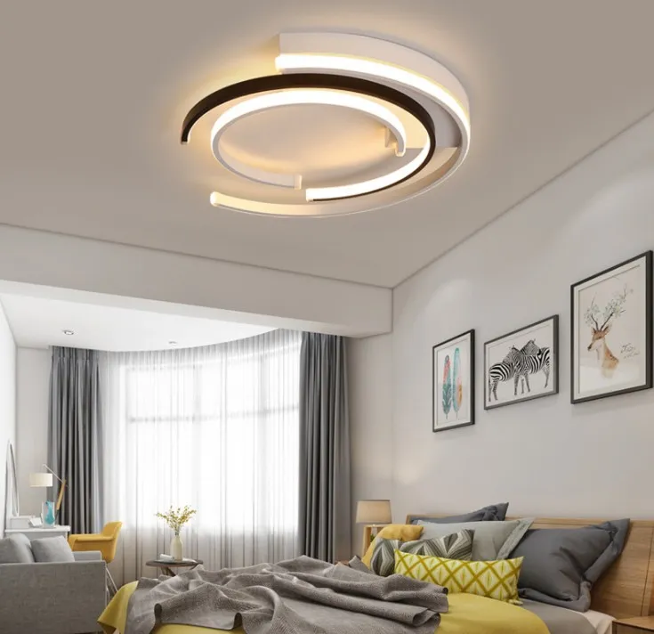 Moderna lâmpada de teto led luzes para sala estar quarto lustre plafond moderne luminária plafonnier teto lights183g