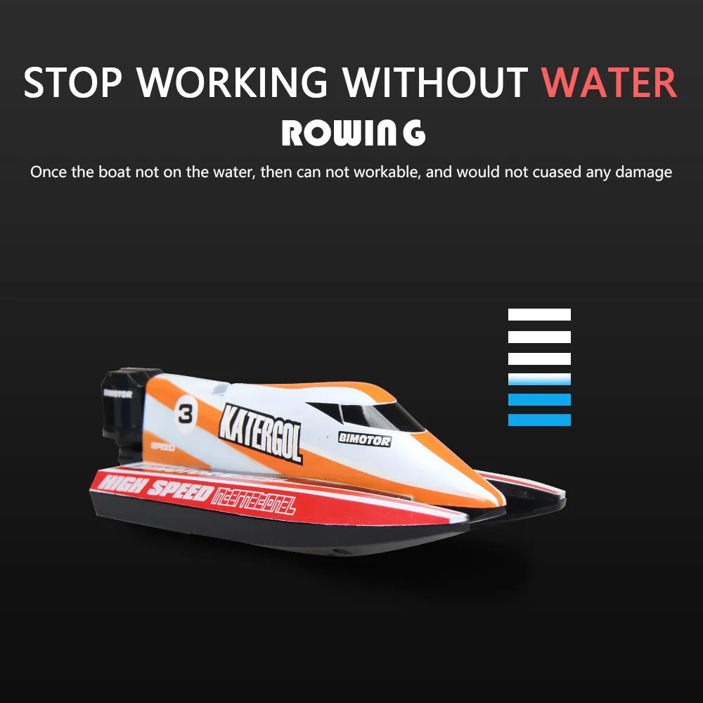 hot Mini Cool Model Remote Control Boat 3313M F1 Rowing Fit for Out Door Indoor Playing YH-66 201204