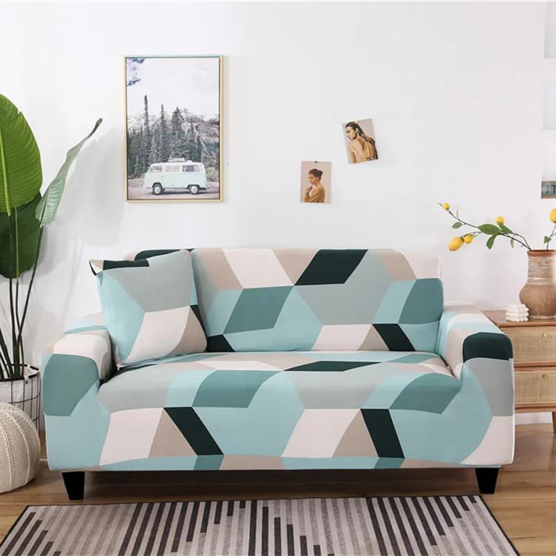 Geometrik desen elastik kanepe kapağı streç allinclusive kanepe kapakları oturma odası kanepe kapağı loveeat kanepe slipcovers lj20124904440