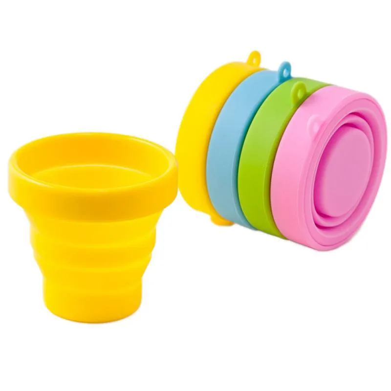 Silicone Mug for Coffee, Multifunctional Foldable Portable Telescopic Silica Drinking Cup, 170ml