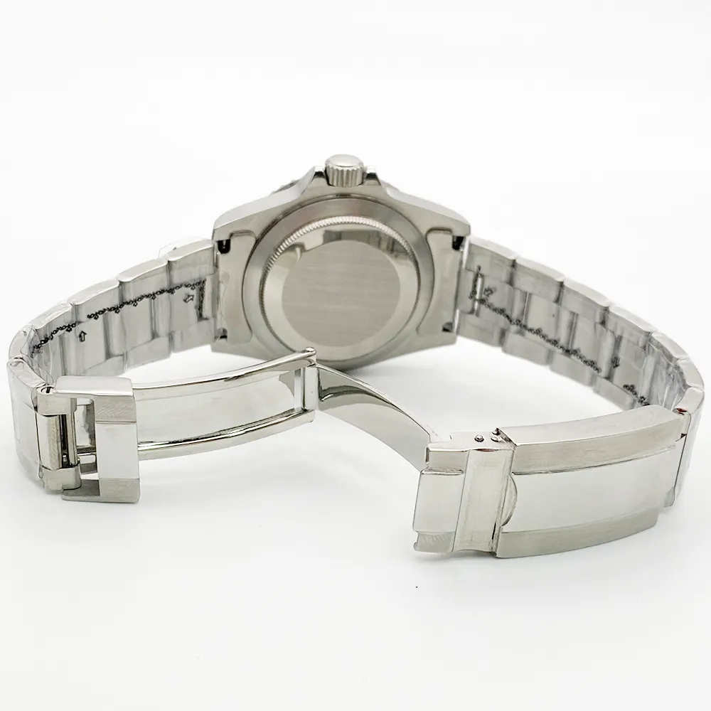 Antiek horloge retro horloge heren 40 mm zwarte wijzerplaat zwarte aluminium plaat ring lichtgevende mode herenhorloge 243z
