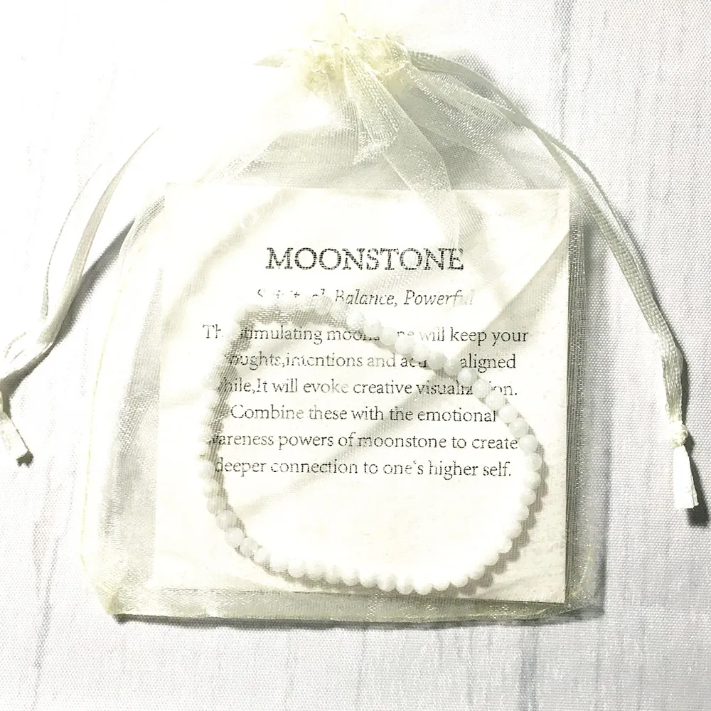MG0107 Браслет из цельного радужного лунного камня 4 мм, мини-браслет с драгоценными камнями, женский браслет из энергетической бусины для йоги Mala, Jewelry236S