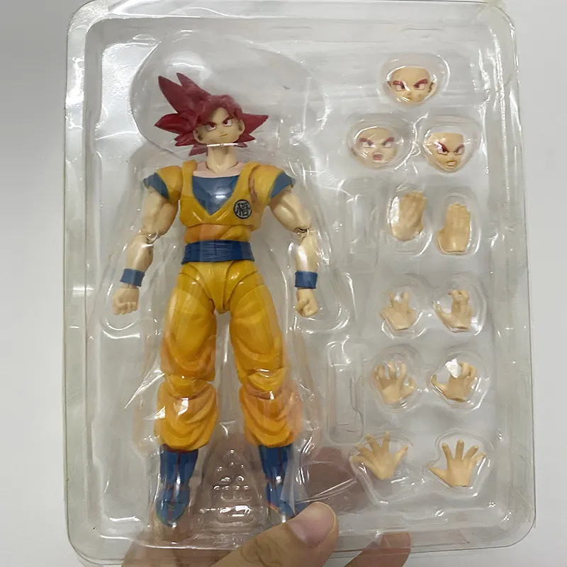 SH Figuarts Super Saiyan Goku Gokou Ação Figura Modelo de Coleção Movável Modelo Infantil Toy Doll Anime 2012028820882