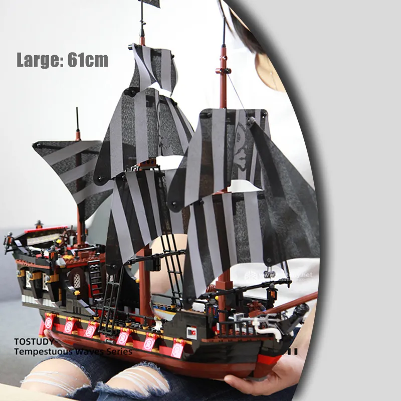 1334 قطع القراصنة الأبدية سفينة اللبنات قراصنة قارب من البحر الكاريبي الطوب مجموعة الخالق أفكار الاطفال لعب الأطفال الهدايا x102