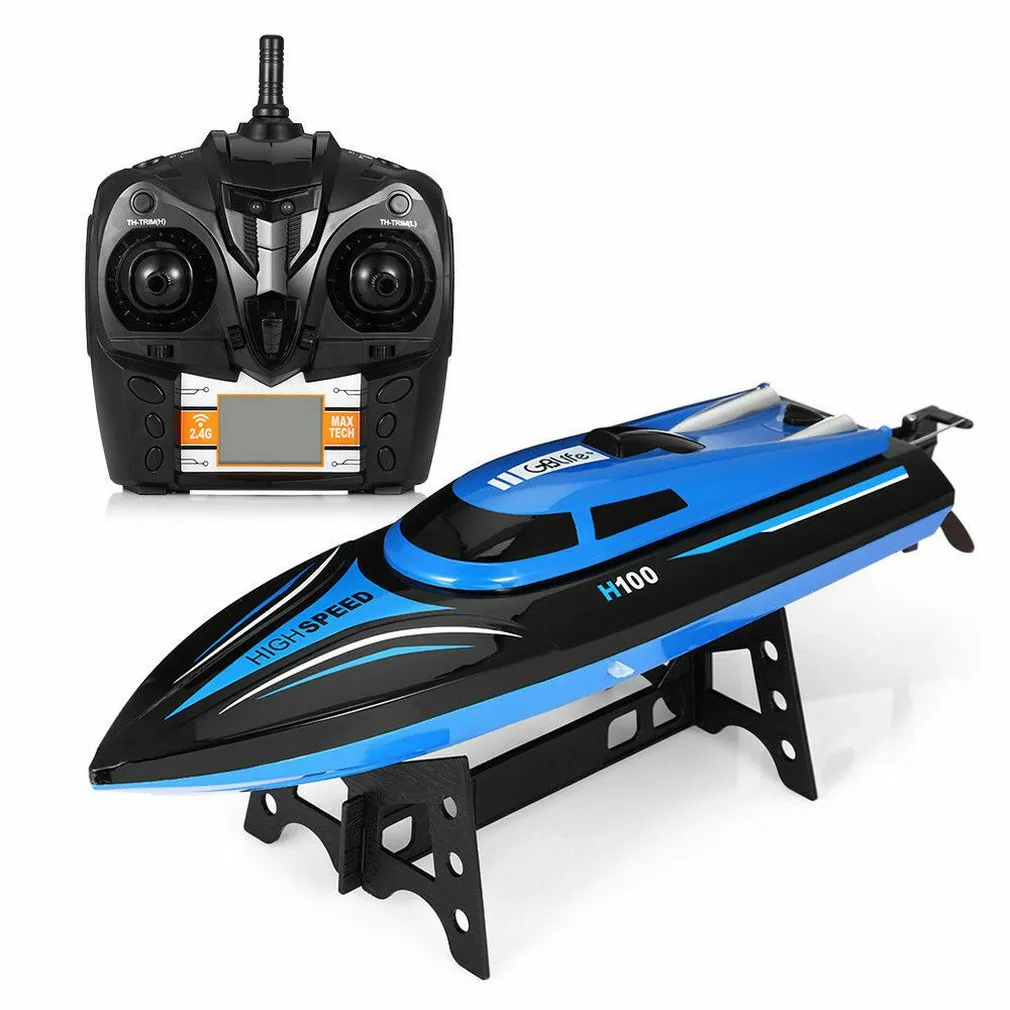 H100 télécommande bateau vitesse course haute vitesse refroidi à l'eau RC hors-bord jouet modèle de bateau jouets éducatifs pour enfants