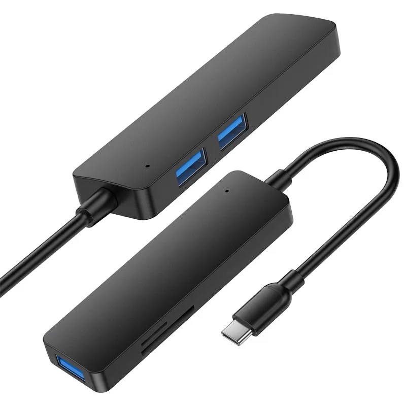 Mosible OTG USB C para Leitor de Cartão TF SD Leitores de Memória Tipo-C Leitores 3.0 Hub Adaptador para Samsung Xiaomi iPad Pro MacBook Pro / Air USB-C