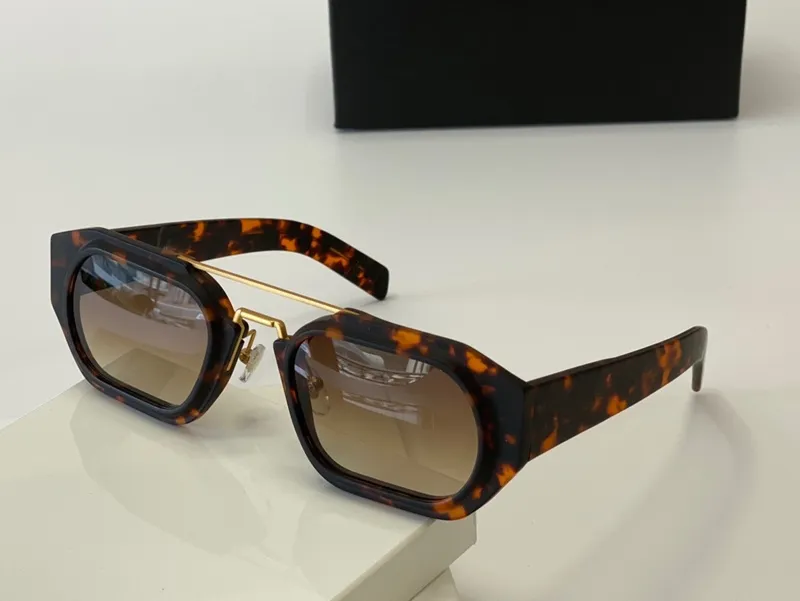 Nieuwe populaire mode 01 zonnebrilplaat met metalen achthoekig frame trend mode-stijl bee-serie topkwaliteit SPR01WS wordt geleverd met case292I