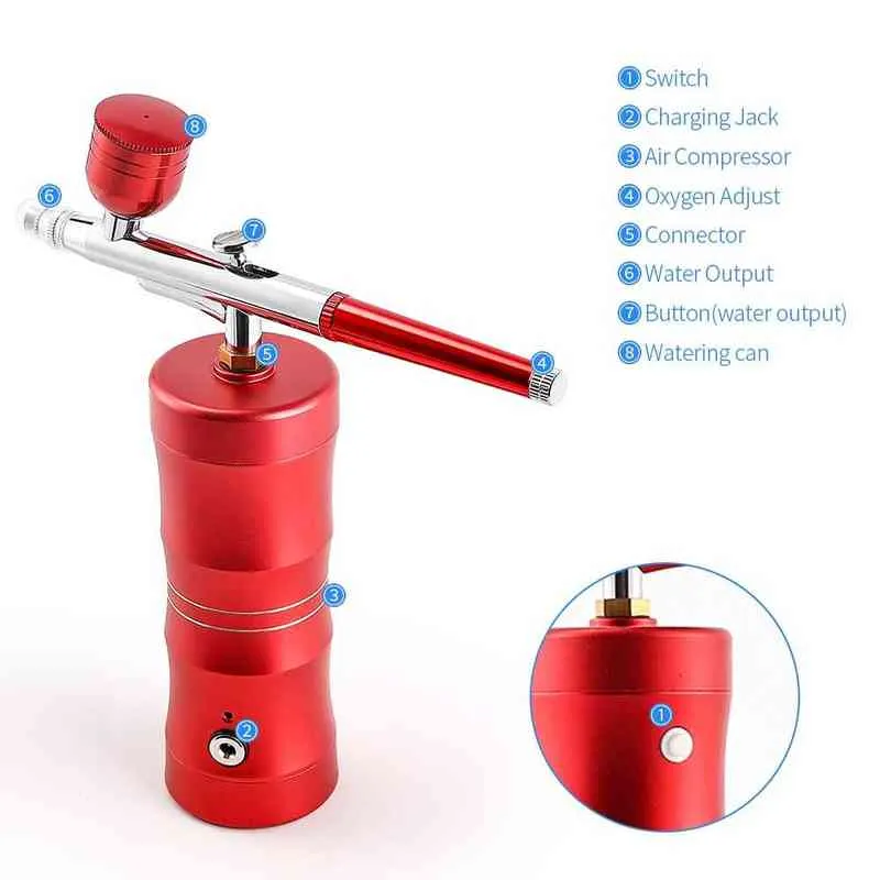 Мини-комплект воздушного компрессора Кисть-распылитель Кисть Многофункциональная кисть Кисти для украшения торта Устройства для красоты домашнего использования 2112315805285