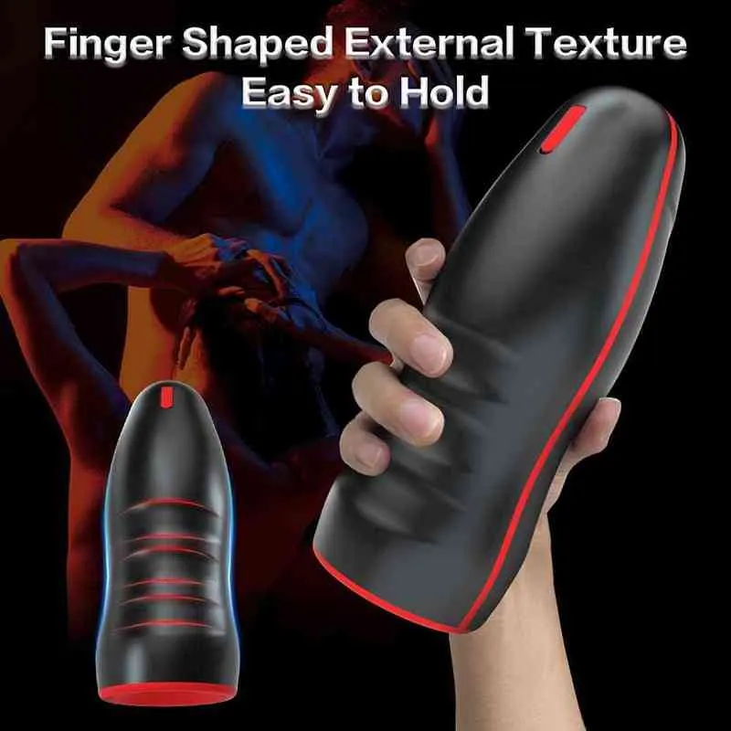 NXY SEX Masturbators Interactive Male Toy för män Pleasure Artificial Vagina Massage Masturbator Automatisk 220127