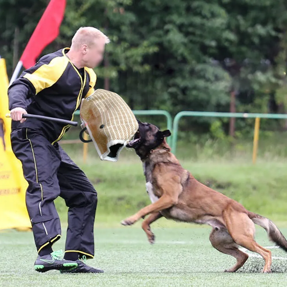 Perro pastor alemán mordedura manga remolcadores brazo de protección para el entrenamiento de perros de trabajo Pit Bull mediano grande Y200330