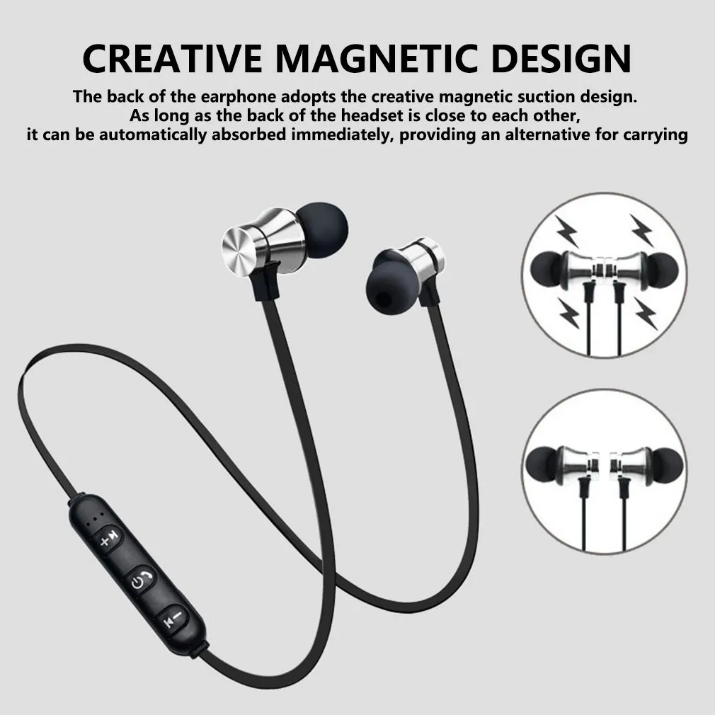 XT11 Sports Running Bluetooth Wireless Earphone Active Noise Cancelling Headset for phones and music bass Bluetooth Headset9941194