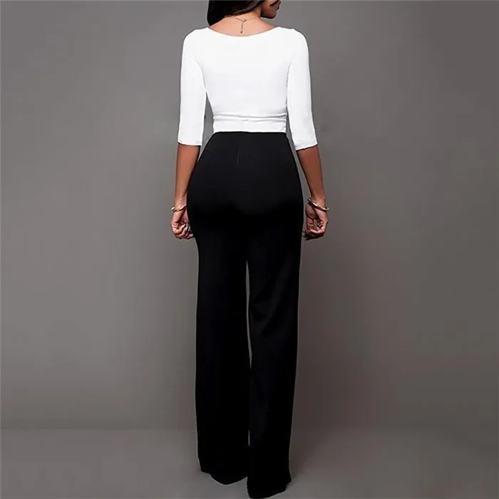 ZOGAA Women Fashion Wide Leg Pants Strech Trousers Ladies Flared Loose High Waist Slacks Female Solid Straight Pants for Woman 201031