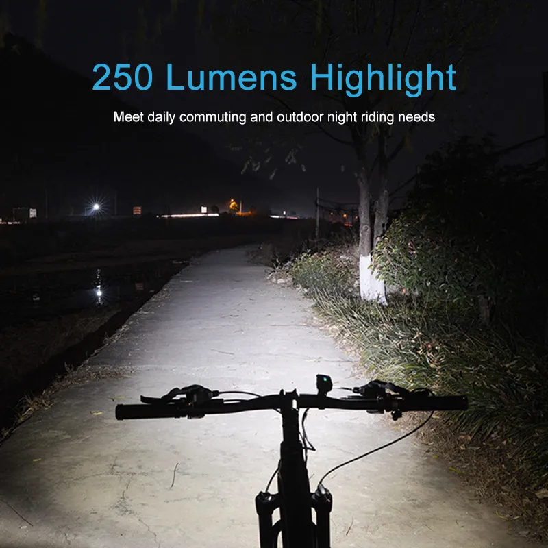 Lumières de vélo Smart Induction Bicycle Avant Lumière USB Rechargeable Lampe arrière RECARGABLE LED Phare de vélo de vélo Cyclisme Flash-lumière