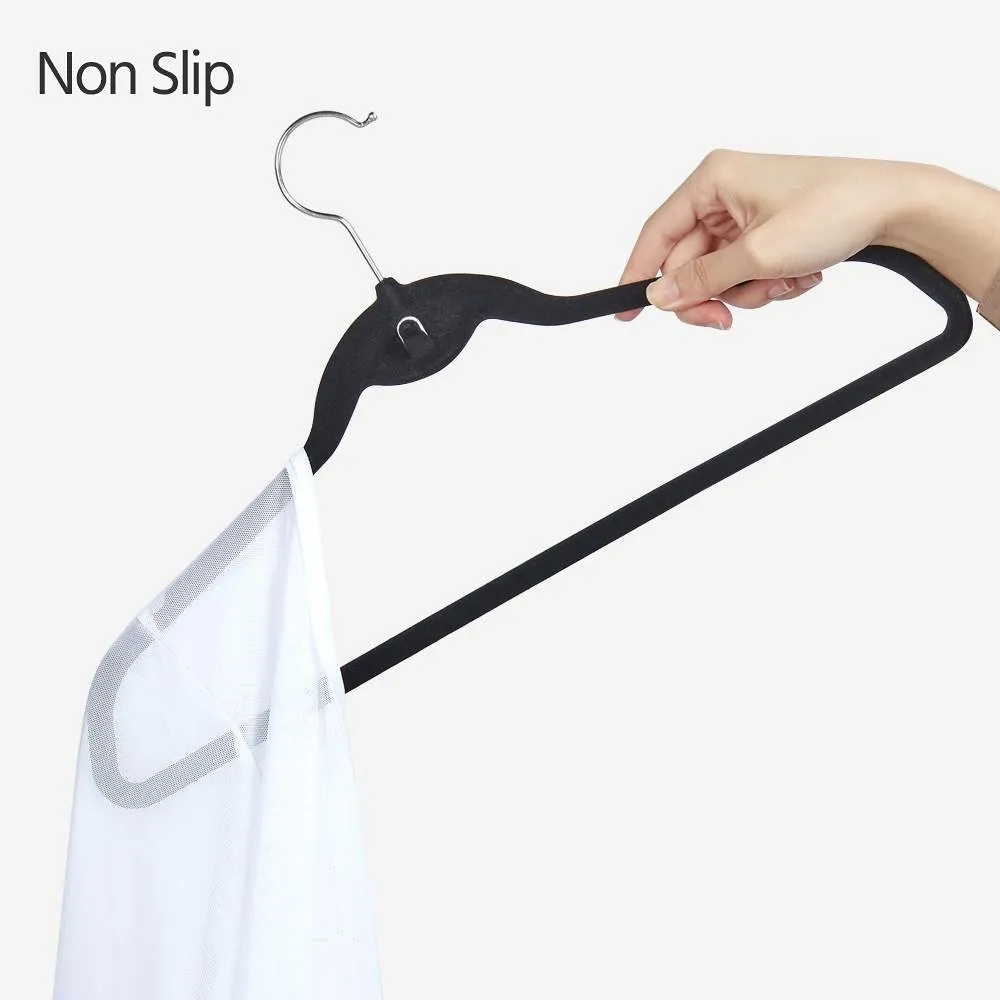 10/Multi-Purpose Non Slip Velvet Hanger Suit Shirts Dresses Clothes Hangers with Hooks Home Wardrobe Organizer E2S 201111