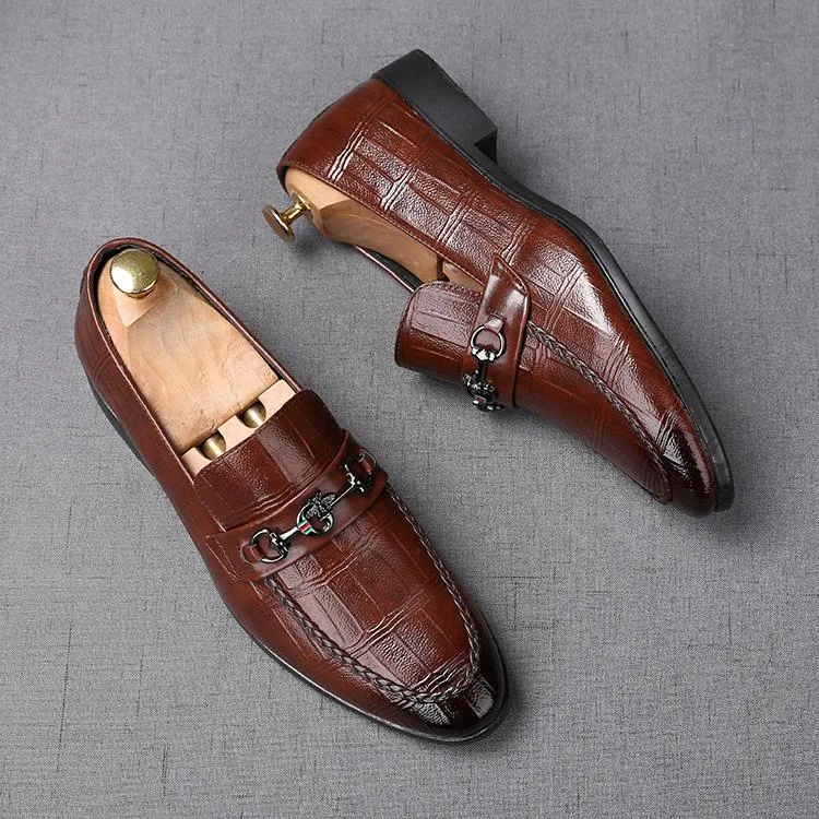 2022 Street Men Dress Shoes Formal Luxury Fashion Groom Wedding Evening Oxford Calzado de negocios atractivo