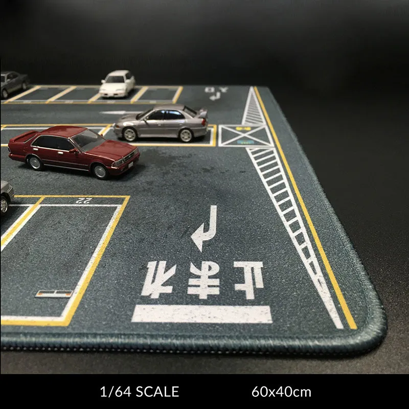 Tappetino parcheggio sotterraneo di grandi dimensioni in scala 164 modellino di auto in lega pressofusa modello di veicolo visualizzazione scena giocattolo mouse pad scena spettacolo X015740685