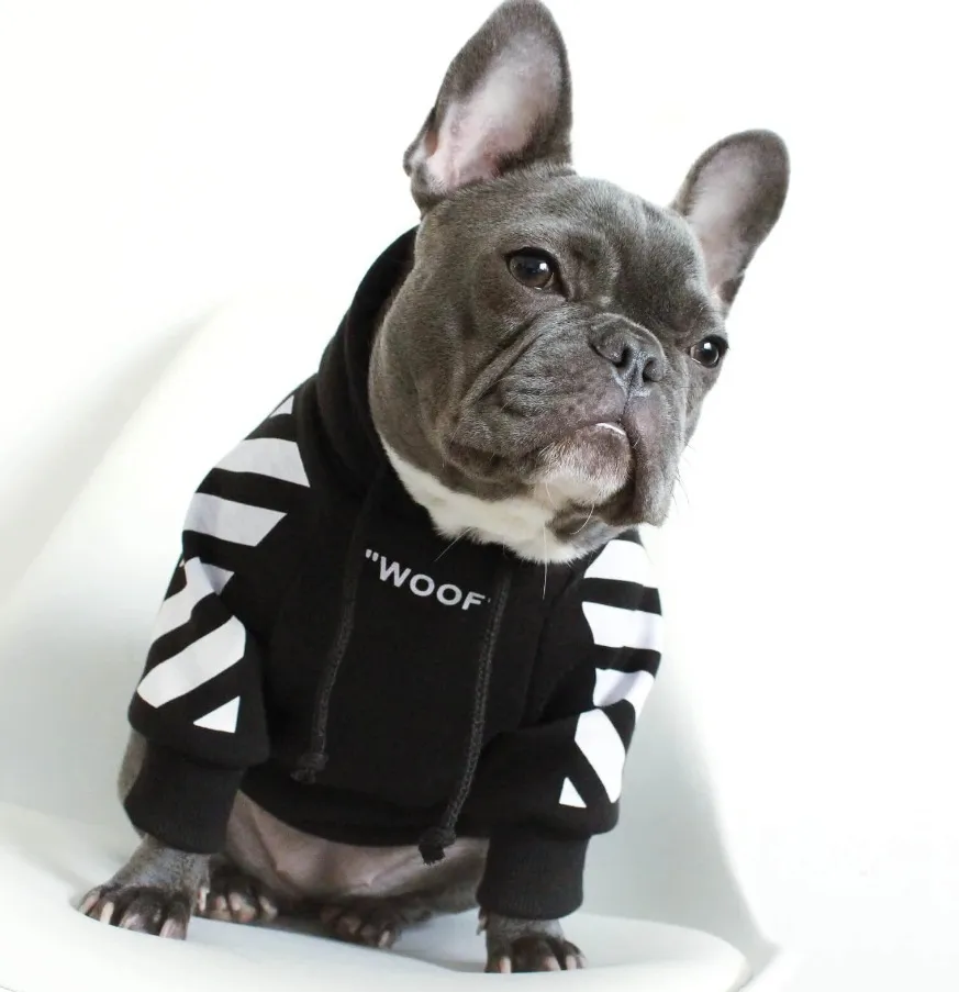 Mode Sport Hoodie för hundar Pet Winter Coat Puppy Clothing Schnauzer Akita French Bulldog Clothes Pugs Fleece Y2009177150081