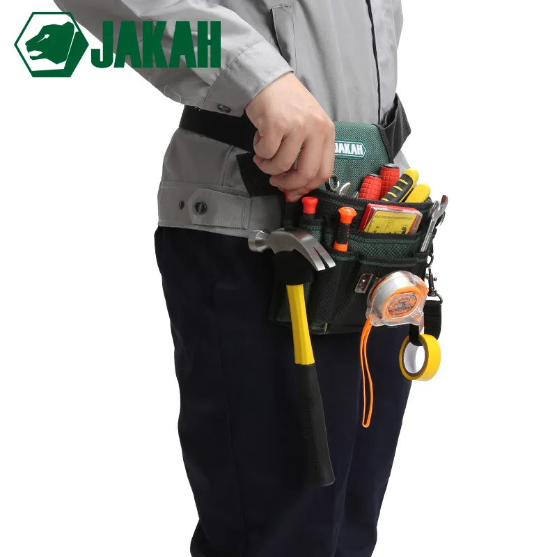 Jakah New Electrician 허리 도구 백 벨트 벨트 파우치 유틸리티 키트 홀더 Pockets Y200324177X