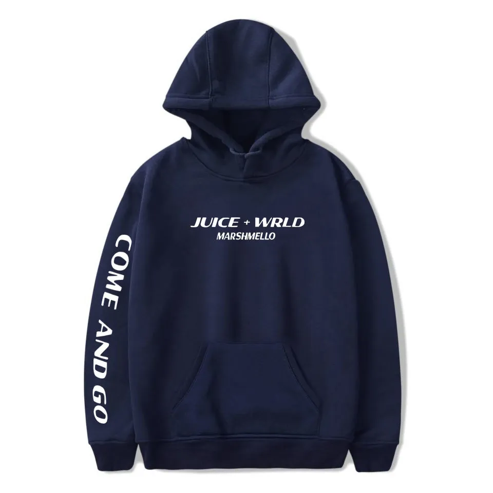 Juice Wrld Hoodie Men's Sweatshirts Big Size Sportswear Simple Streetwear Casual Tops Koop Hooded Juice Wrld Full Print X1022