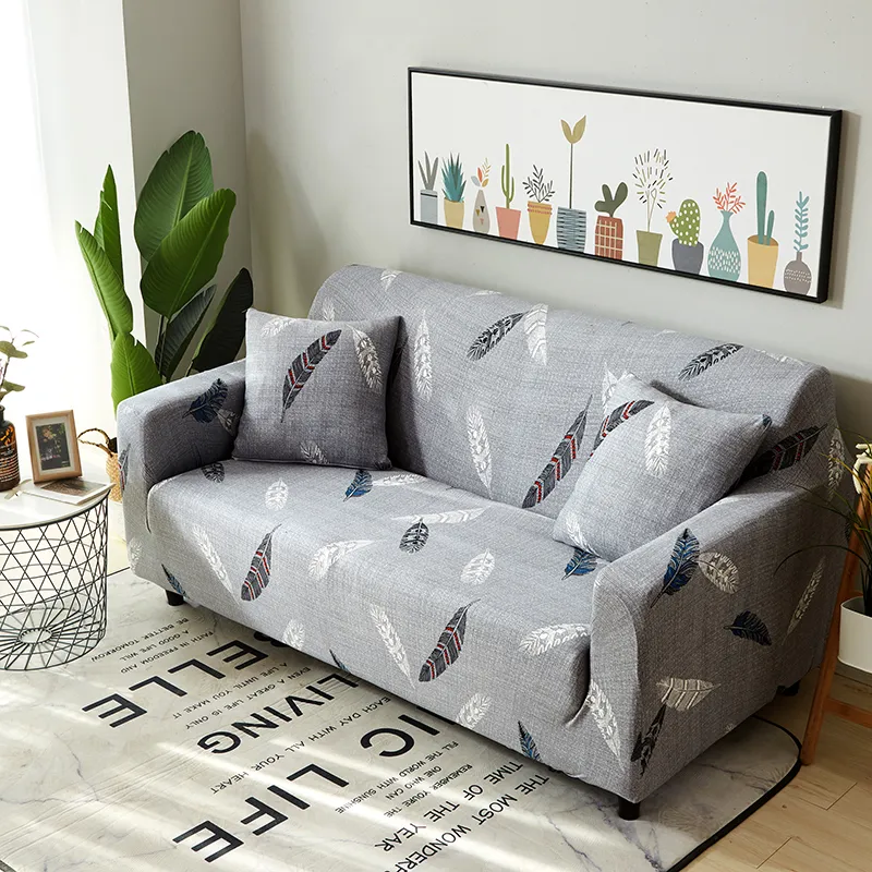 Nytt elastiskt omslag för soffa vardagsrumssoffa täcker SOFA SOFA Slipcover Furniture Canape Elastic Soffa Cover Cotton 2012224379270