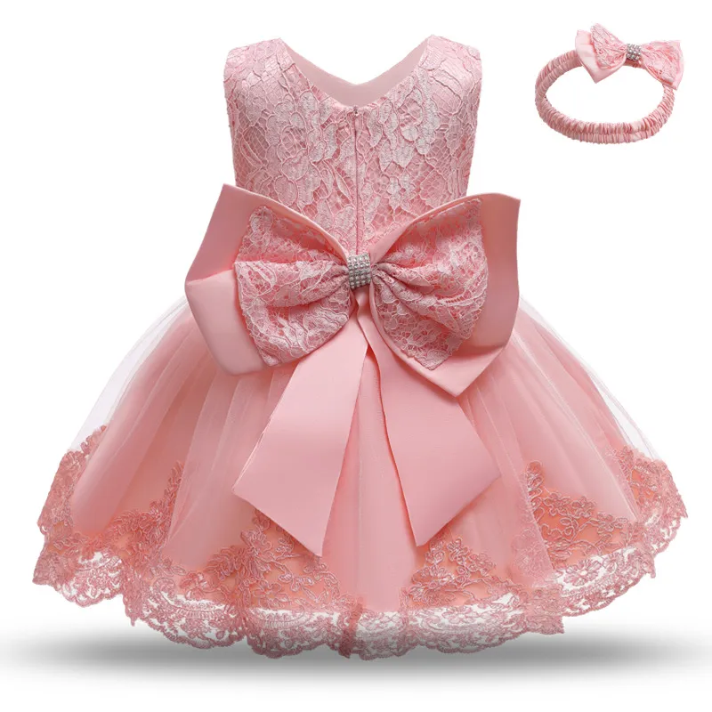 Pasgeboren babymeisje jurk feestjurken voor meisjes