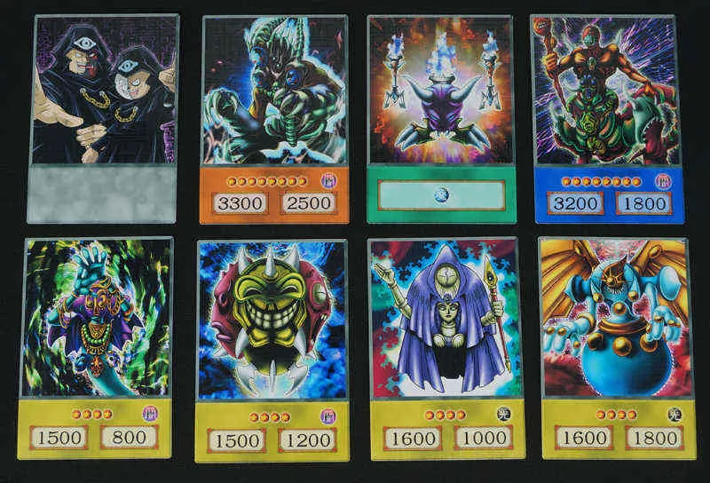 16 шт. / Установить Lumis и Umbra Masked Anime Anime Style Cards Carsed Beast Des Gardius Редкие Охотники Yugioh DM Classic orica G220311