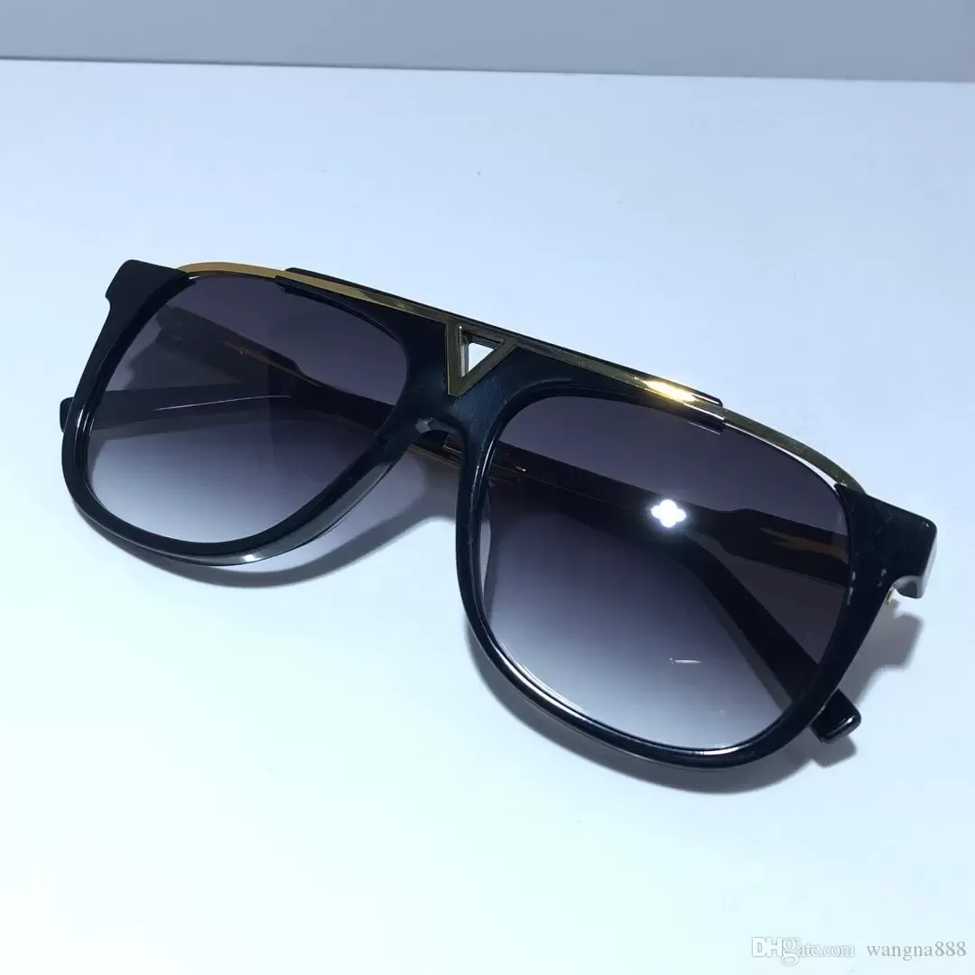 MASCOT 0937 klassieke populaire zonnebril Retro Vintage glanzend goud Zomer unisex stijl UV400 Brillen worden geleverd met doos 0936 zonnebrillen265W