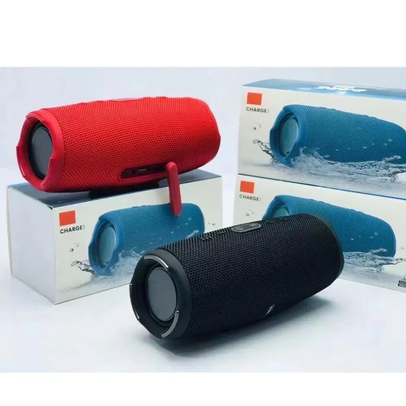 Charge 5 Bluetooth Speaker Charge5 Portable Mini Wireless Outdoor Waterproof Subwoofer Speakers Support TF USB Card Multiple Colors with Retail Box