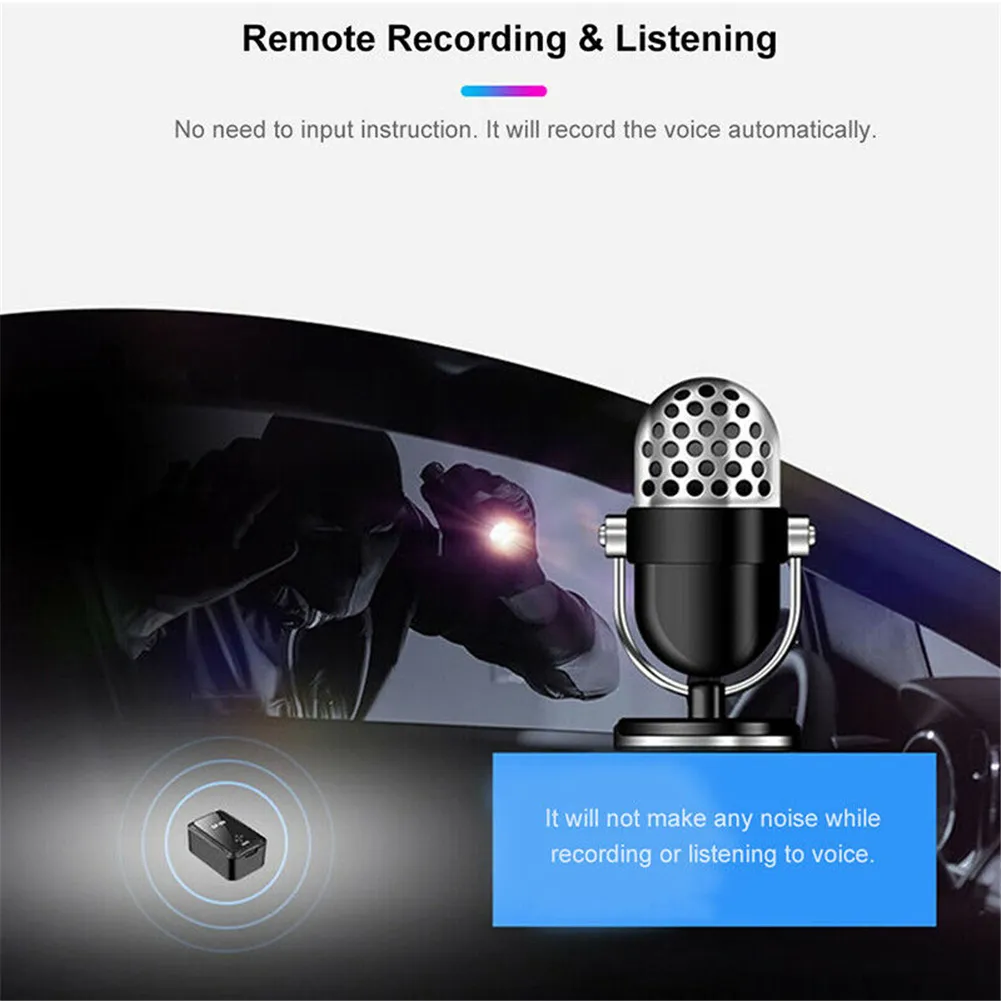 GF-09 Mini traqueur GPS APP contrôle localisateur de dispositif antivol enregistreur vocal magnétique pour l'emplacement de véhicule/voiture/personne