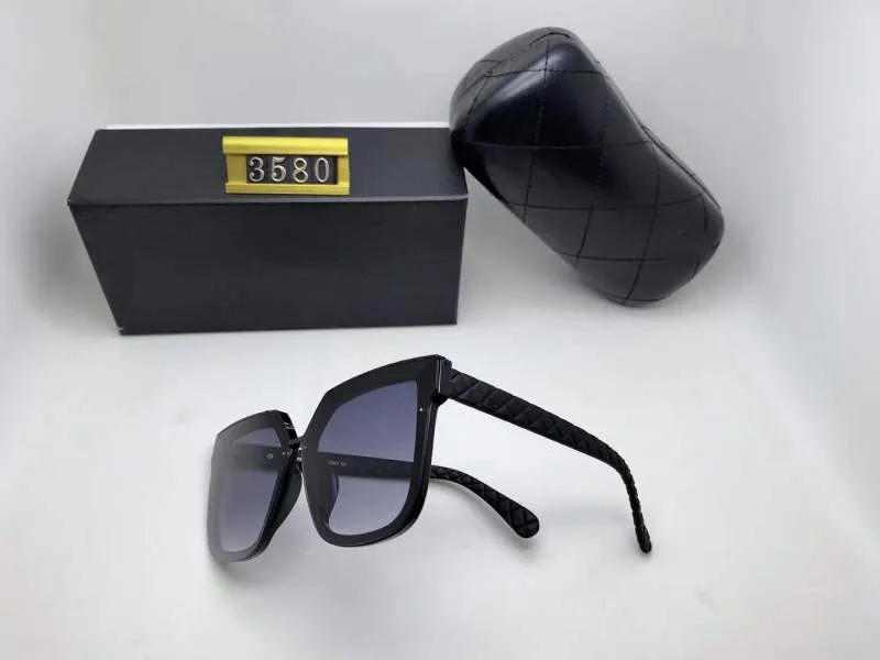 Mode perle Designer lunettes de soleil de haute qualité marque lentille polarisée lunettes de soleil lunettes pour femmes lunettes cadre en métal avec boîte245H
