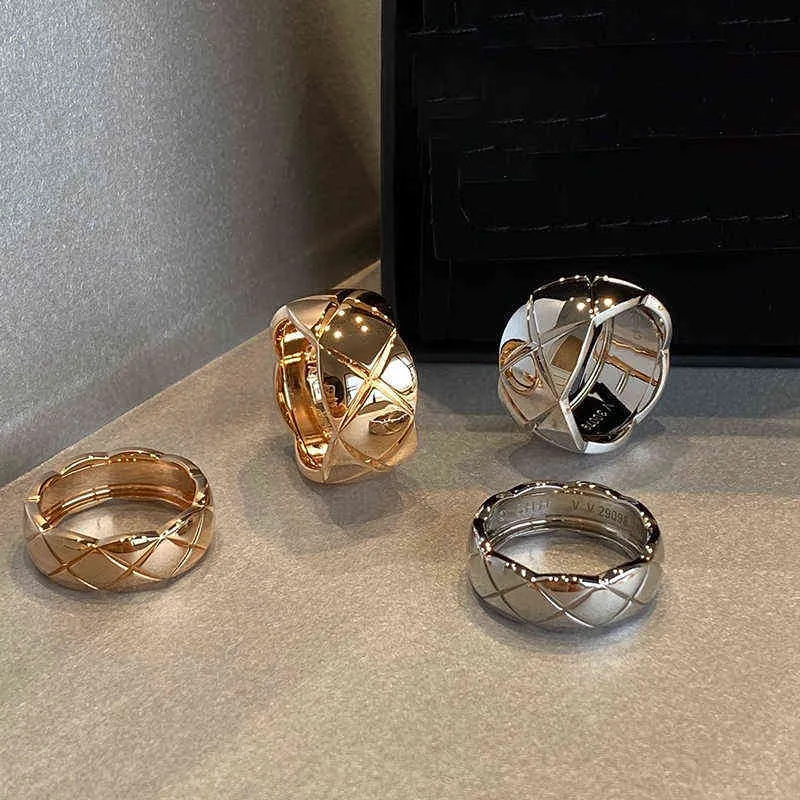 Jóias de prata esterlina para mulheres finas anéis de esmagamento de luxo presente de aniversário europeu e americano clássico moda casal casamento 220203031658