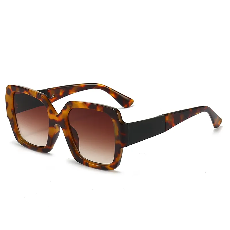 Óculos de sol da banda polarizados UV400 retro polarizado Designer de luxo de luxo Gold quadrado quadro quadrado Brand Sun Glassy Moda Eyewear WO279H