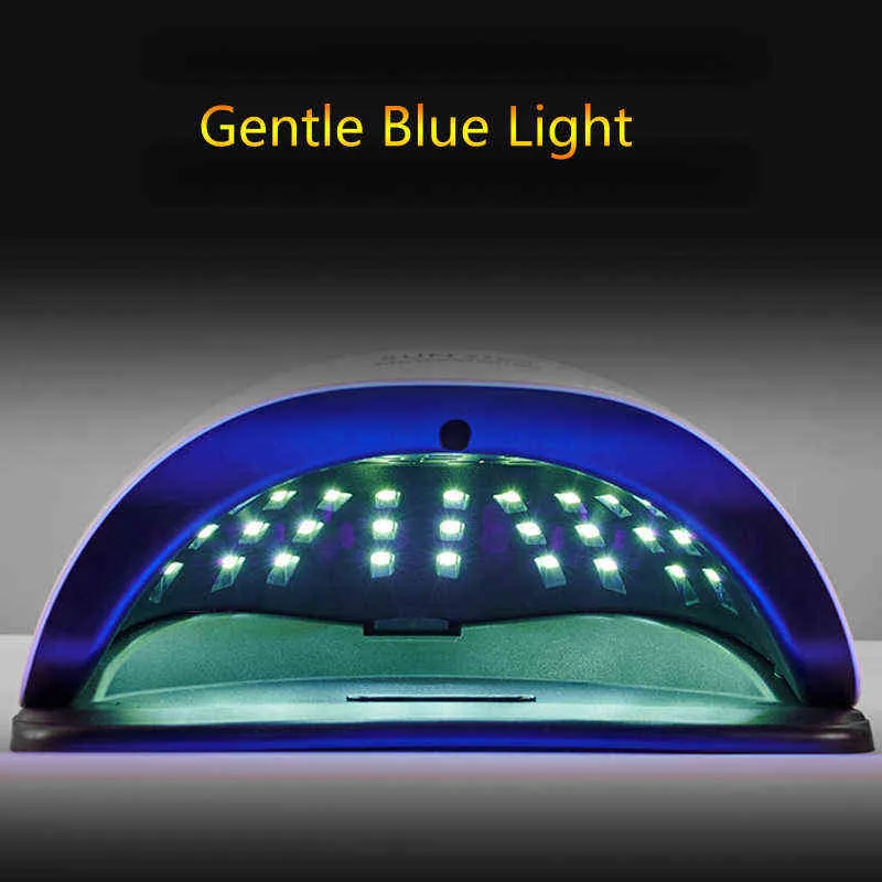 120 W UV-LED-Nagellampentrockner, 57 LEDs, schnell trocknendes Gel-Nagellack, Maniküre, Pediküre, professioneller Salon 211228