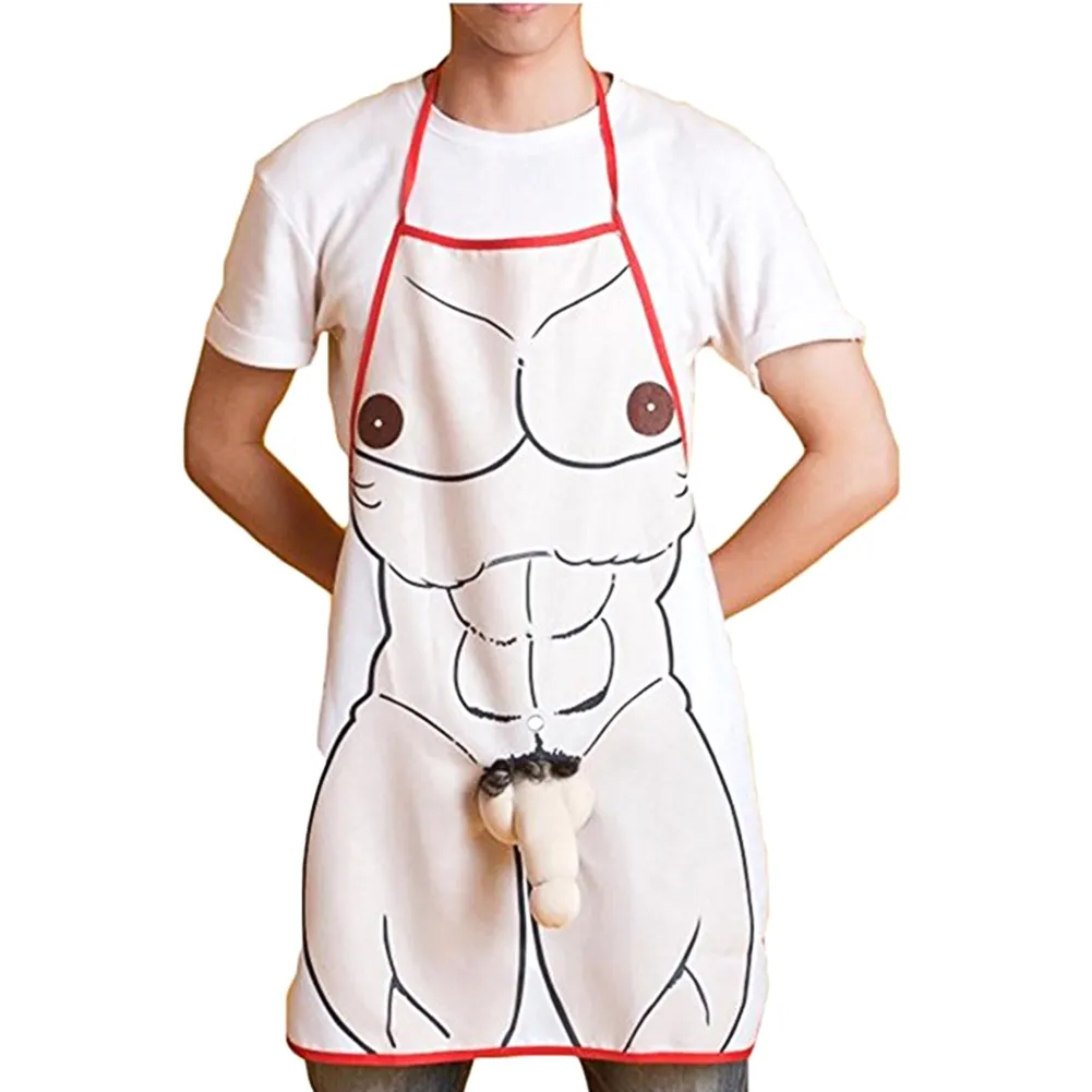 Divertente sexy 3D seno stampato grembiule sexy cucina cucina Delantal partito Avental vestito operato Tablier cucina l'amante regalo 2010073209466