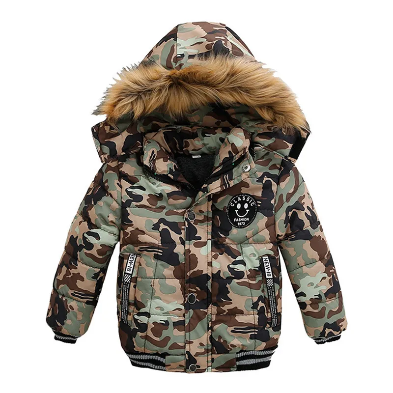 Giacche LZH Toddler Neonati maschi Giacche invernali ragazzi Cappuccio spesso caldo Piumino ragazze Capispalla bambini Cappotti Abbigliamento bambini 2-6Y 220905