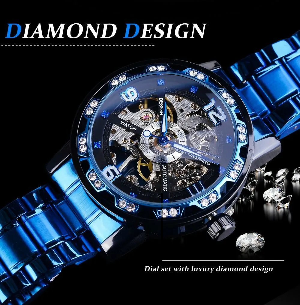 XINGYUN Damen-Außenhandel, beliebter Stil, ausgehöhlter manueller Stahlgürtel, mechanische Uhr, Fabrik-Direktverkauf, eine Generation Armbanduhren