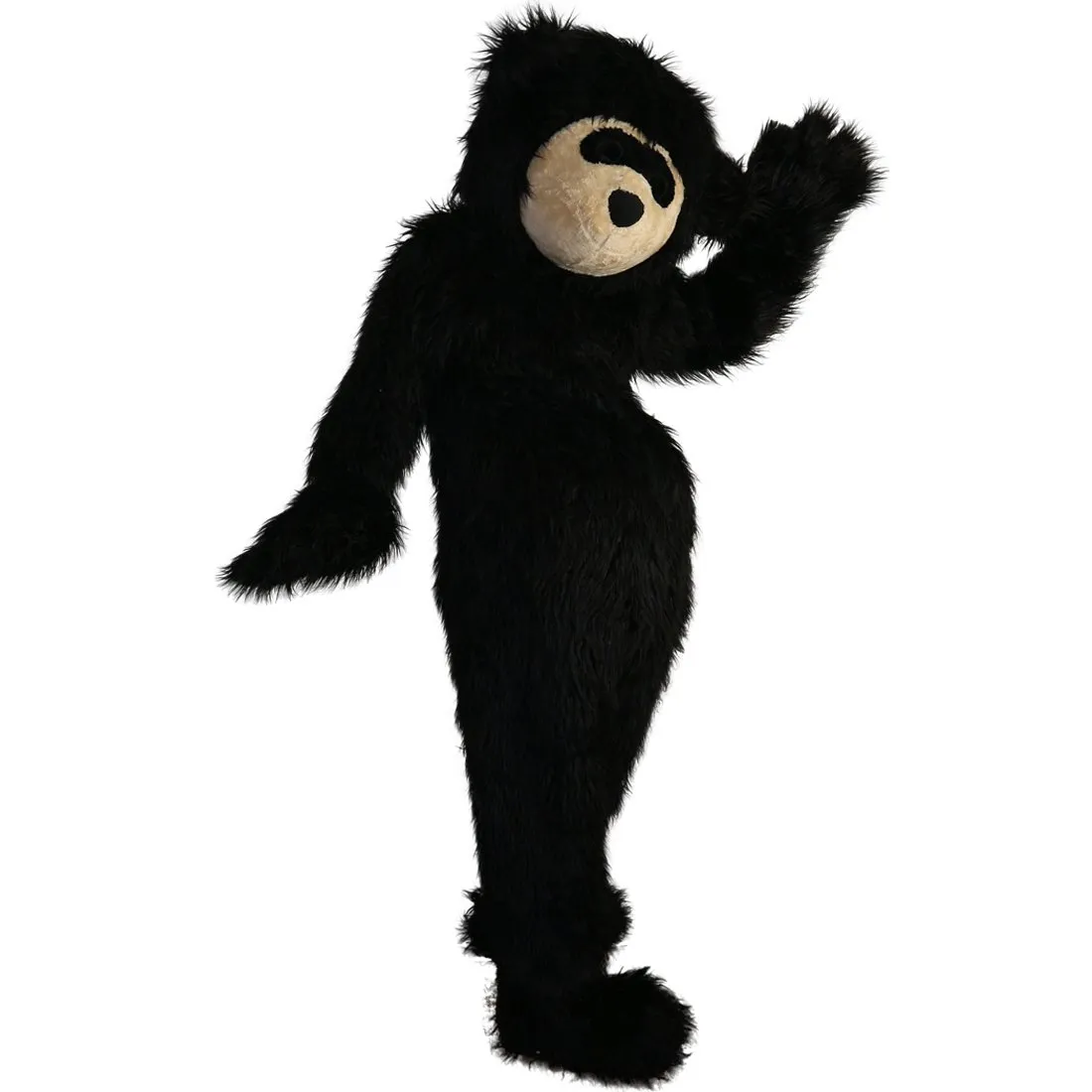 Maskottchen-Kostüme, schwarzer Fursuit, niedliches Plüschbär-Maskottchen-Kostüm, Unisex, Tier-Rollenspiel, Fuesuit-Kostüm, Cartoon-Charakter-Kostüm