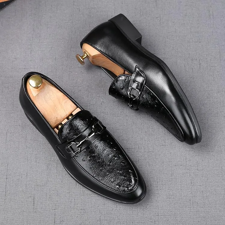 2022 Street Men Dress Shoes Formal Luxury Fashion Groom Wedding Evening Oxford Calzado de negocios atractivo