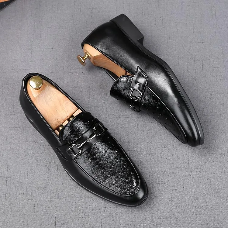 2022 Street Men Dress Skor Formell Lyx Fashion Groom Bröllopskväll Oxford Handsome Business Footwear