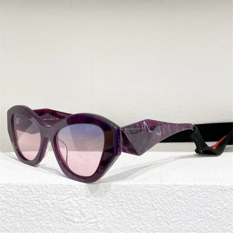 Güneş gözlükleri tasarım vintage kadınlar sevimli seksi asetat çerçeve kedi göz güneş gözlükleri retro kalkan büyük boy tonlar UV400 2022258m
